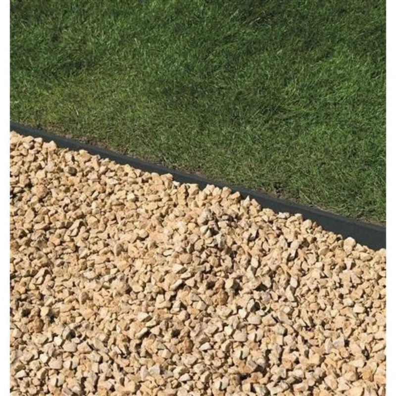 Borderfix - bordure de jardin & bassin en PP recyclé - épaisseur 10mm, latte - H14 cm x 2 m