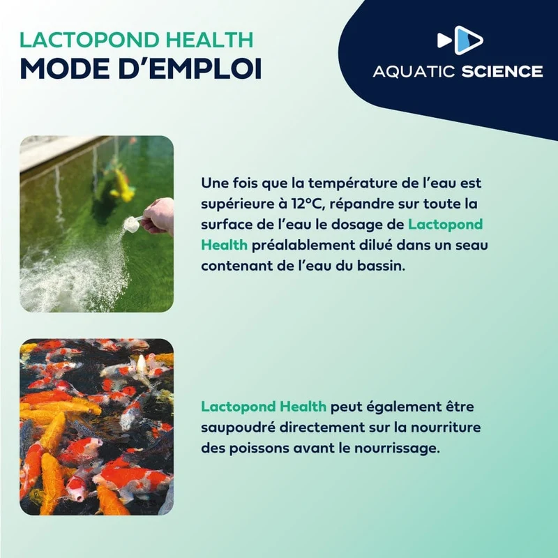 LactoPond Health 150gr - Bactéries lactiques - Aquatic Science