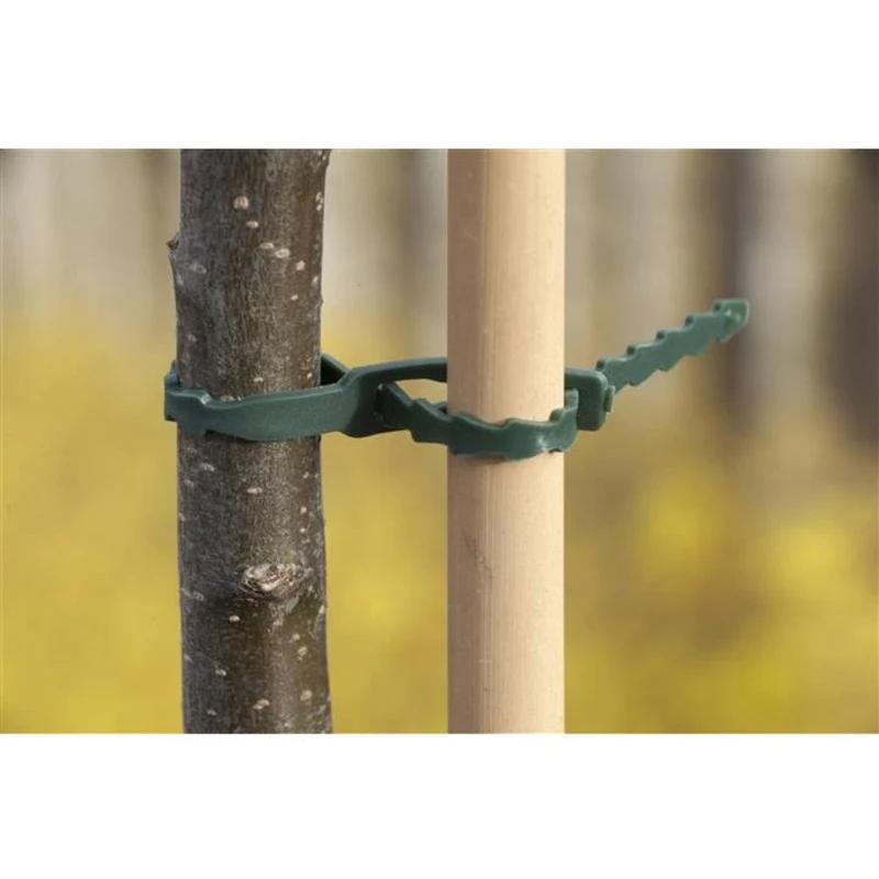 Lien universel de tuteurage en PE vert - 17 cm - 40 x