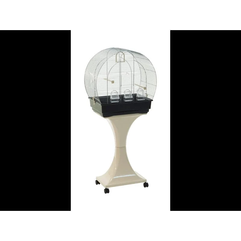 ARCO CHROMÉ-FOND PLAST.ANTHRACITE+STAND BEIGE+ROUE