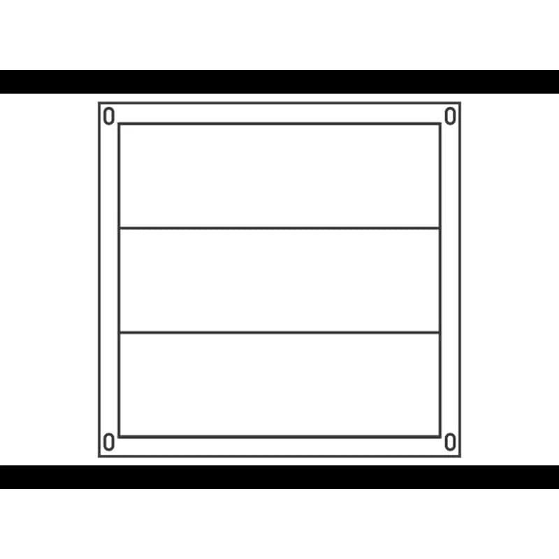 PANNEAU GALVA 95 X 95 CM FERME