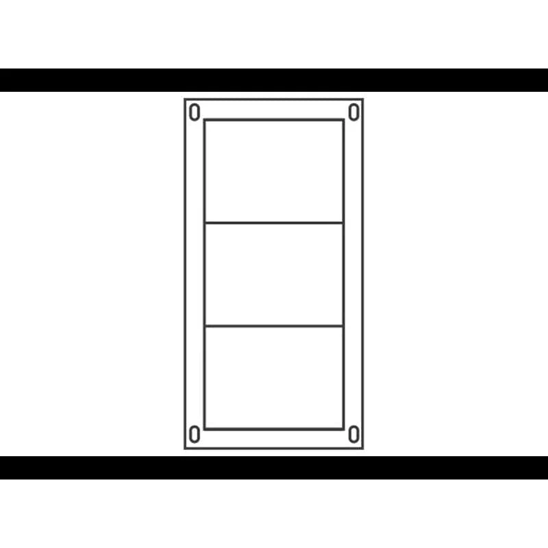 PANNEAU GALVA 95 X47,5 CM FERME