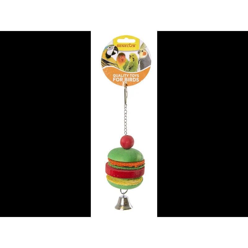 HAMBURGER EN BOIS AVEC CLOCHE