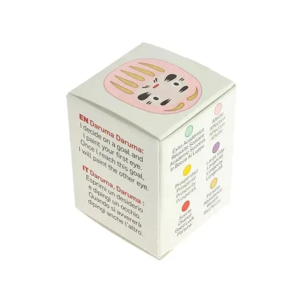 Daruma Rose - Petit, Affection - Fabriqué au Japon