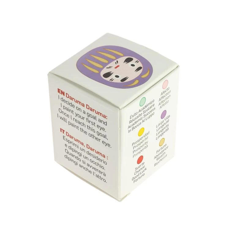 Daruma violet petit – Longévité – 4,8 cm