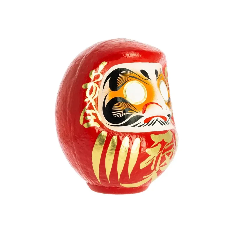 Daruma Traditionnel Rouge 24 cm - Chance - Fabriqué au Japon