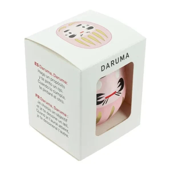 Daruma Rose - Grand, Affection - Fabriqué au Japon