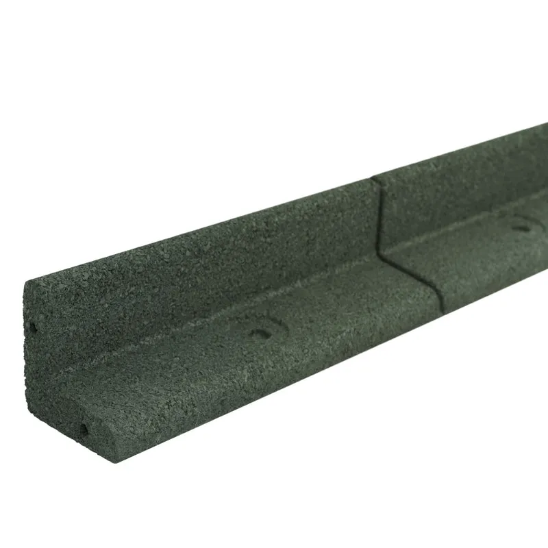 Lot de 6 Bordures de Jardin Flexibles en Caoutchouc 1,2 m & Maillet - Vert