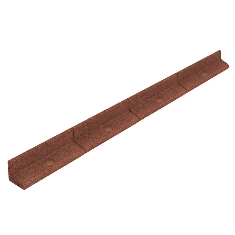 Lot de 36 Bordures de Jardin Flexibles en Caoutchouc 1,2 m & Maillet - Terre Cuite