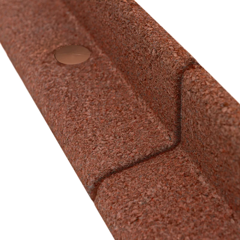 Lot de 4 Bordures de Jardin Flexibles en Caoutchouc 1,2 m & Maillet - Terre Cuite