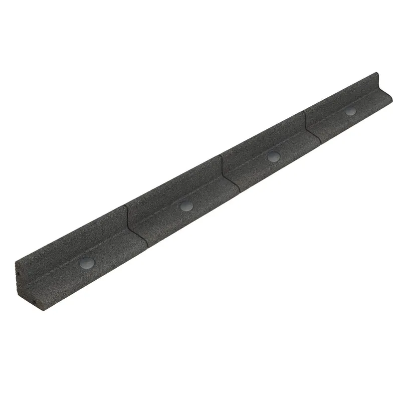 Lot de 46 Bordures de Jardin Flexibles en Caoutchouc 1,2 m & Maillet - Gris