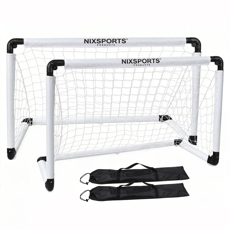 Portería De Fútbol Plegable Con Red Resistente Y Bolsa De Transporte