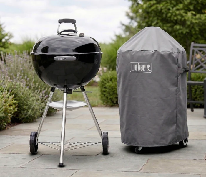 Kit Grelhador a carvão Compact 47 Kettle Weber + Cobertura