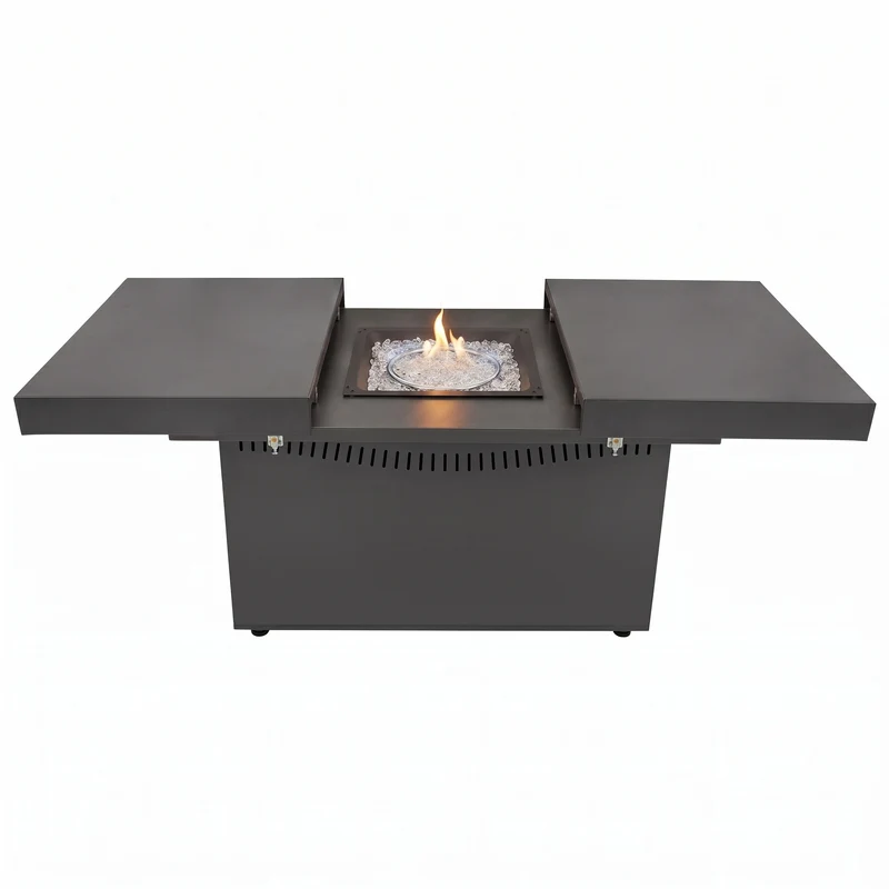 Salon de Jardin Inclinable 5 Places avec Brasero