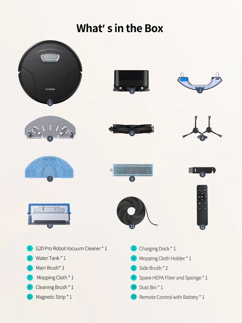 Honiture G20 Pro Robot Vacuum
