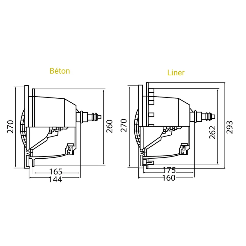 Projecteur LED avec niche Hayward CrystaLogic®