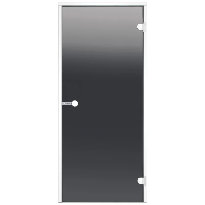 Porte de sauna/hammam 69x189, cadre en aluminium
