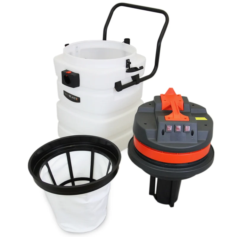 MAXBLAST Lot de Aspirateur Industriel de 90 L, Tuyau de 5 m & Accessoires