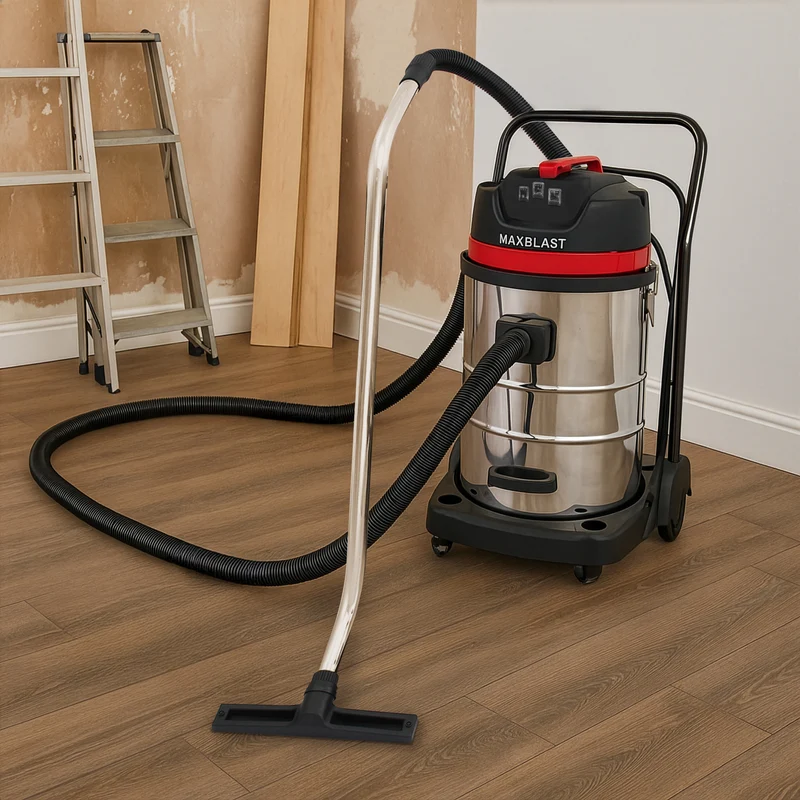 MAXBLAST Lot de Aspirateur Industriel de 80 L, Tuyau de 5 m & Accessoires