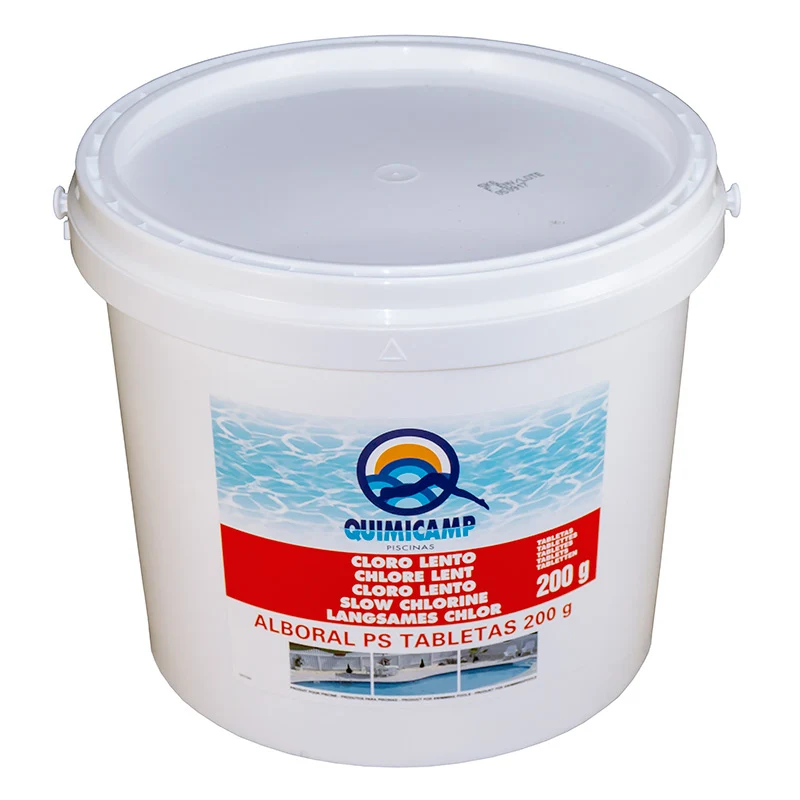 Alboral PS Cloro Lento Tabletas 5 kg Quimicamp