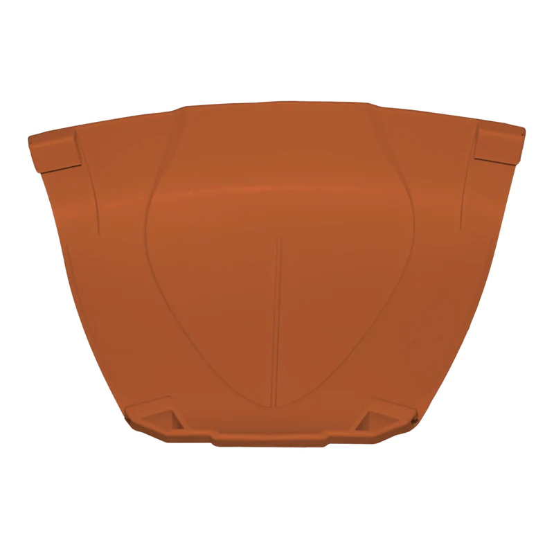 Protector de playa curvo marrón GRE 150 mm para piscinas elevadas – Ref. PIN1501W