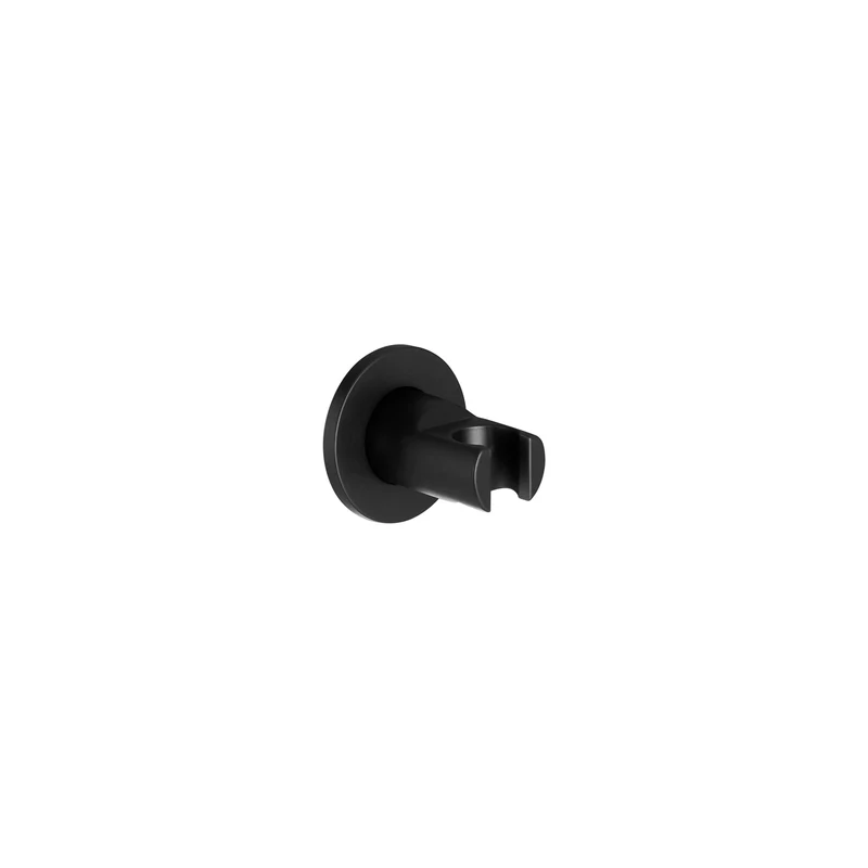 Roca – Soporte fijo para ducha de mano Wall Round A5B1350NB0 acabado negro mate