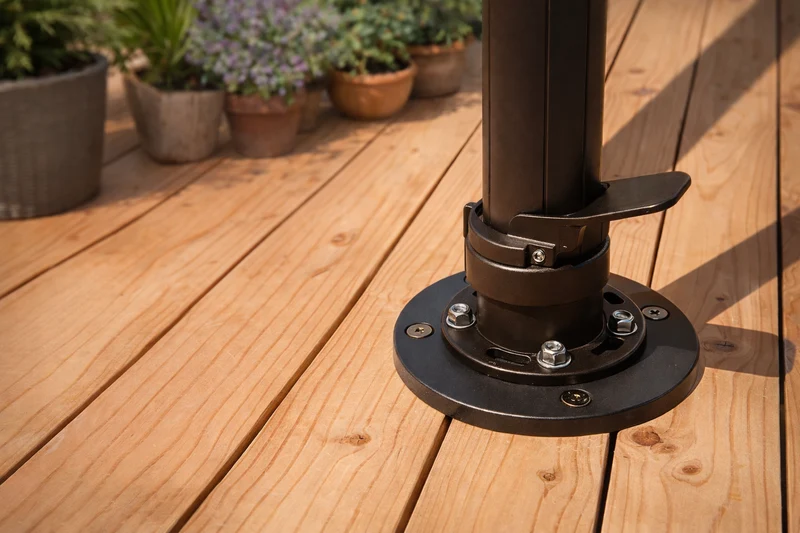 Support Treasure Garden AMK-W pour terrasse en bois – AKZP et AG25T