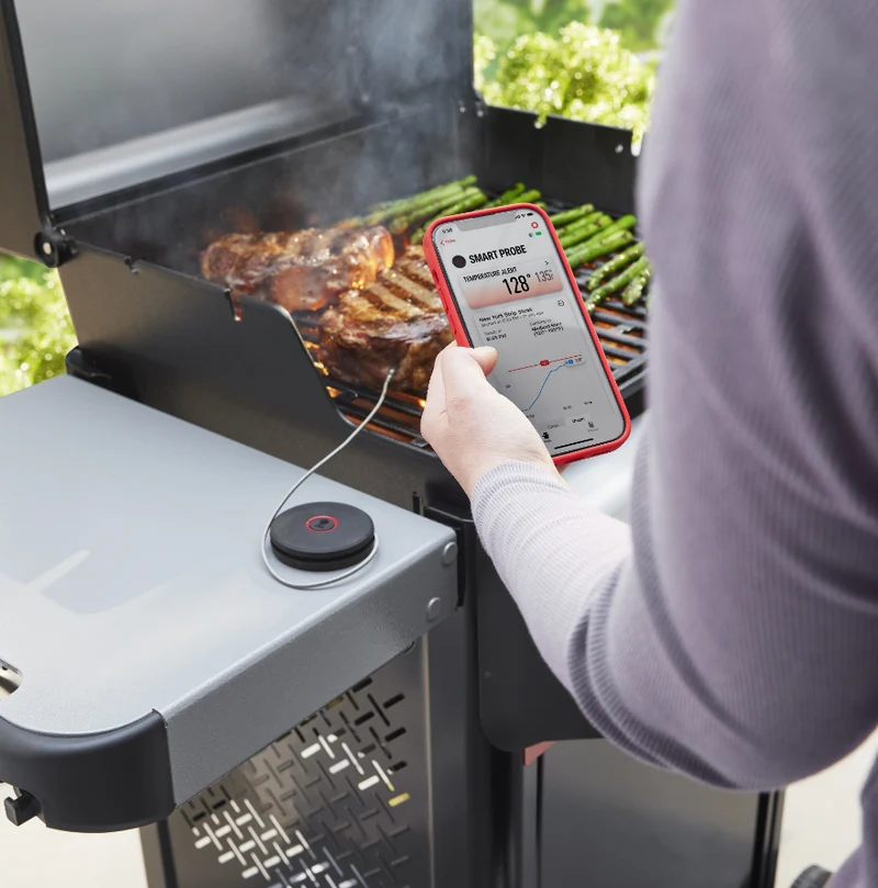 Sonda inteligente e sensor de grelha Bluetooth Weber
