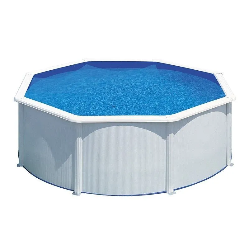 Piscina redonda Star Pool Gre color blanco. Ø 300x120 cm. P300ECO.