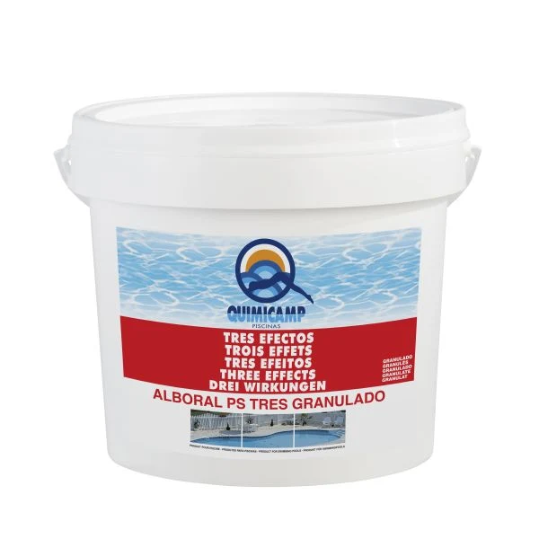 Pack 4 Cloro Granulado 3 Efectos ALBORAL PS 5 kg