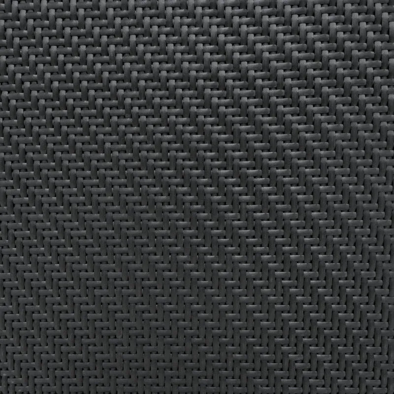 Salon de Jardin Modulaire en Rotin Noir - 6 Pièces