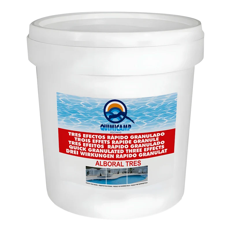 Alboral 3 Efectos Rápido Granulado 30 kg – Cloro + Algicida + Floculante (Quimicamp)