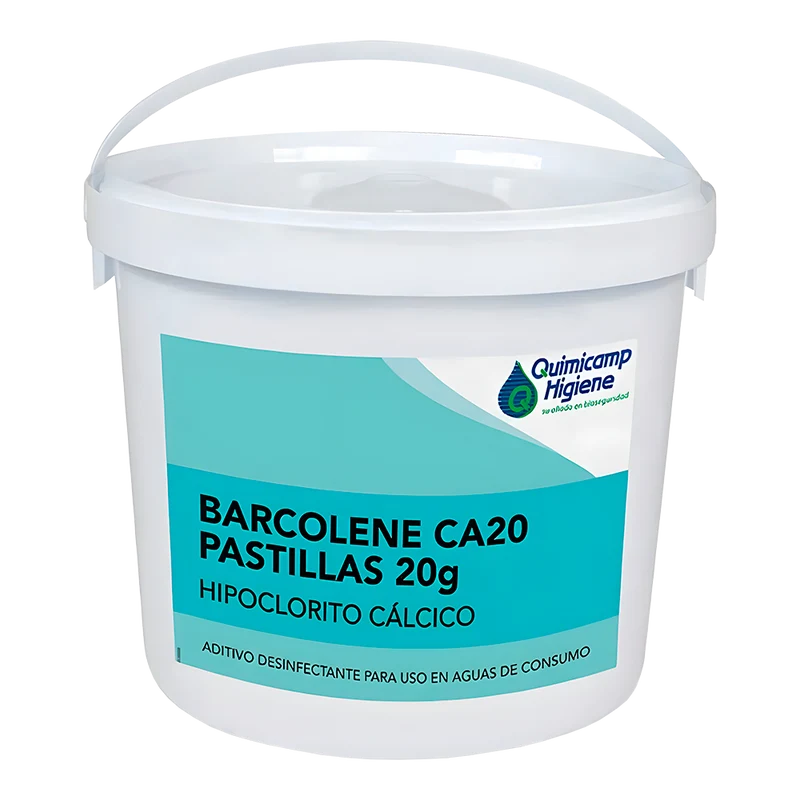 Barcolene CA-20 Pastillas 20 g 5 kg – Hipoclorito cálcico agua potable