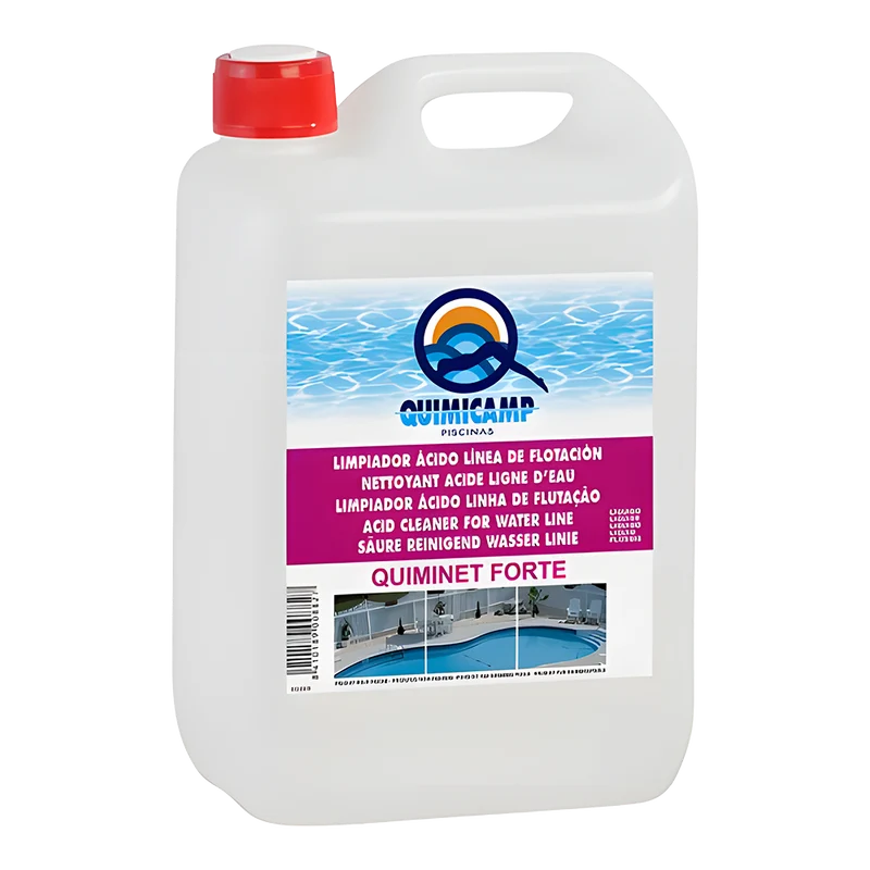Quiminet Forte Líquido 2 L – Limpiador línea de flotación para piscina