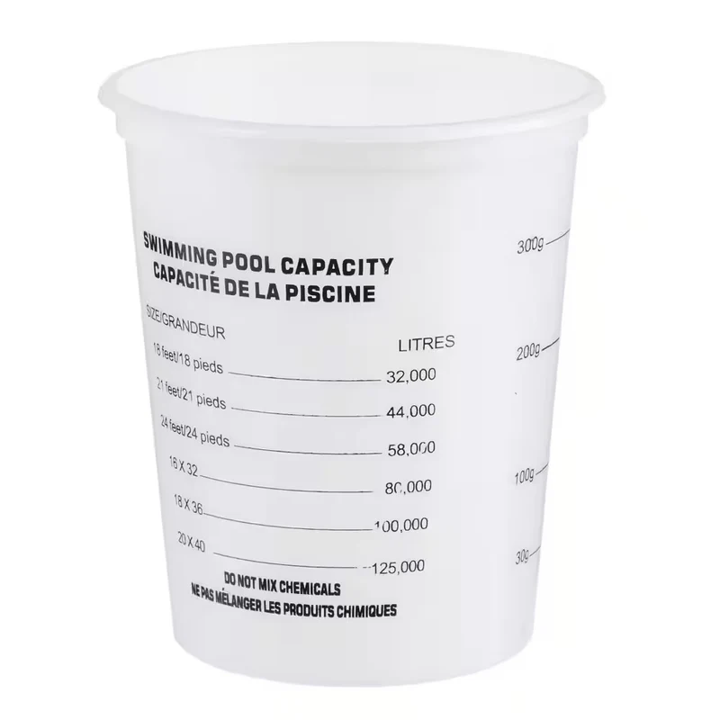 Tasse à mesurer pour produits chimiques de piscine et spa