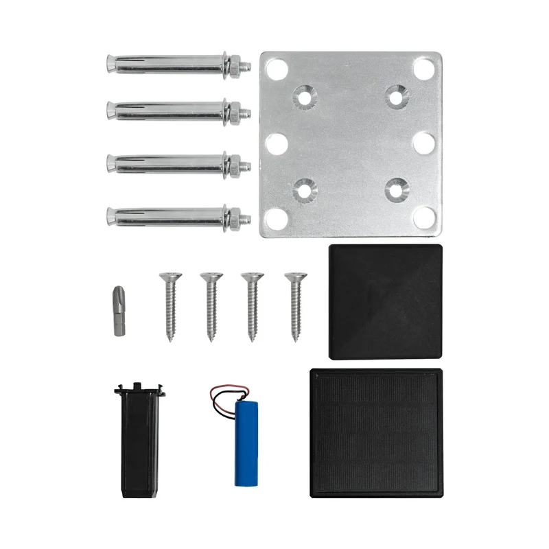 Kit Clôture Composite 9 Panneaux & 10 Poteaux à LED - Marron