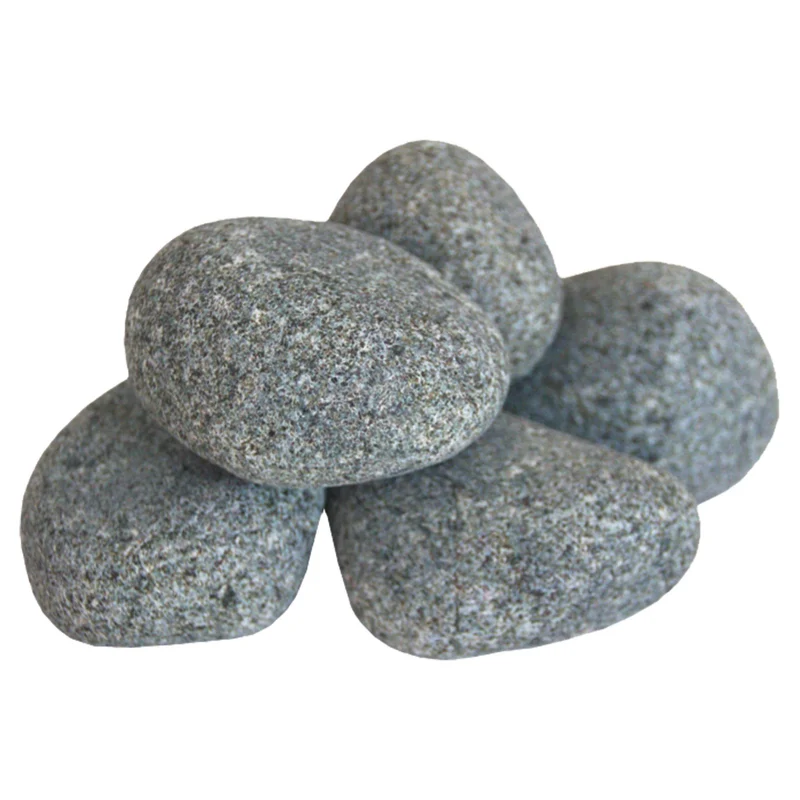 Pierres de sauna rondes 15 kg, Ø 5 -10 cm