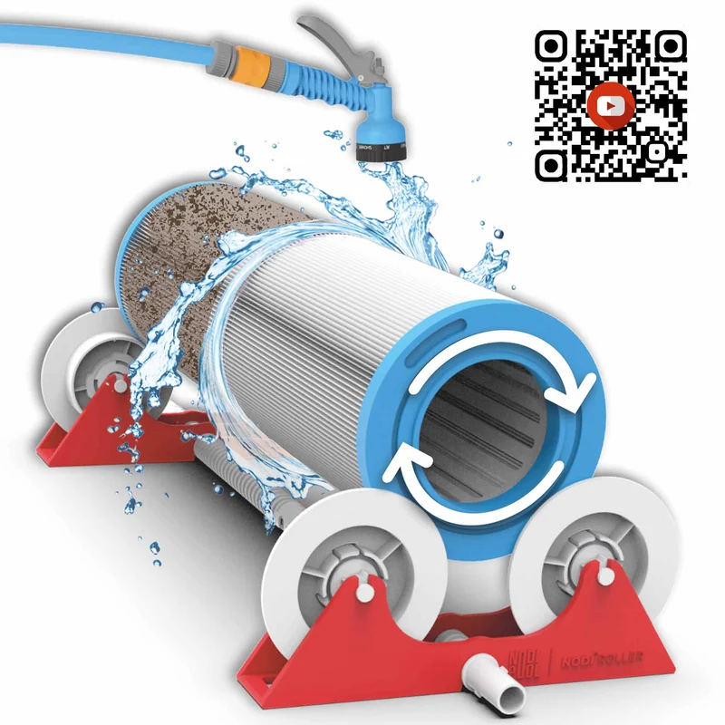 Spin filter - Nettoyeur pour filtre à cartouche - NODI ROLLER