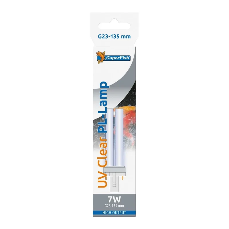 Lampe UV PL 7 Watt G23-135 mm - Superfish