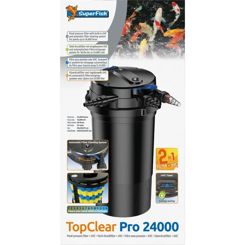Topclear Pro 24.000 UVC 24 Watt - Superfish