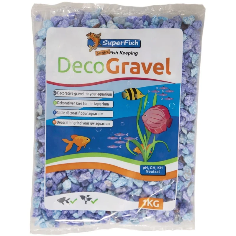 Deco Gravel Luxe Bleu 0,9 kg - Superfish