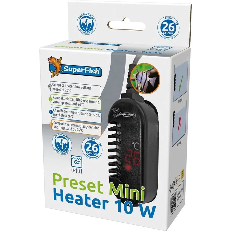 Preset Mini Heater 10 Watt - Superfish
