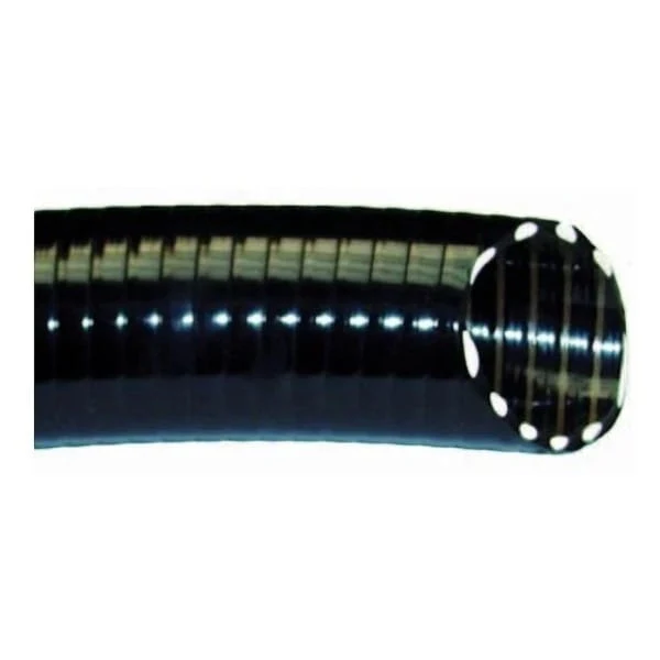 Flexible d’Aspiration / Refoulement Noir avec Serpentin – Qualité Robuste
