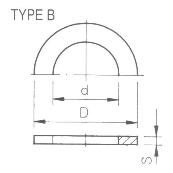 Bague Caoutchouc Plate EPDM pour Capuchons et Raccords Moulés – Joint Plat d’Étanchéité