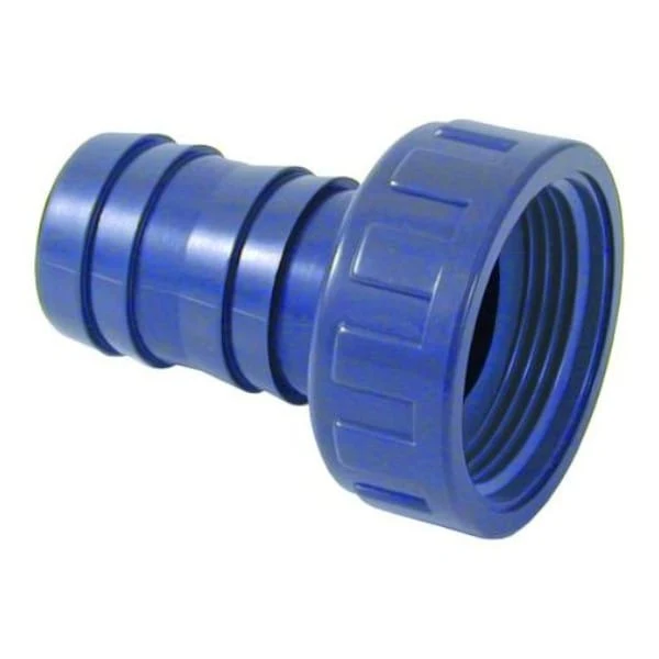 Cepex PVC-U Embout Flexible avec Écrou Tournant – Raccord Union Cannelé PN10