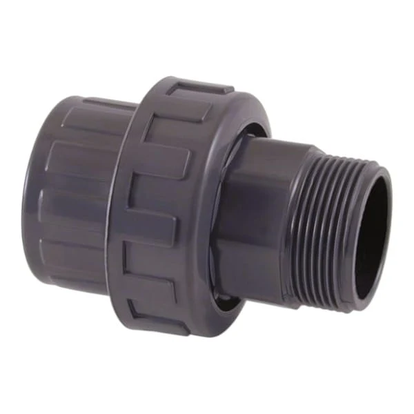Cepex PVC-U Raccord 3/3 Colle × Filet Extérieur Mâle BSP PN10