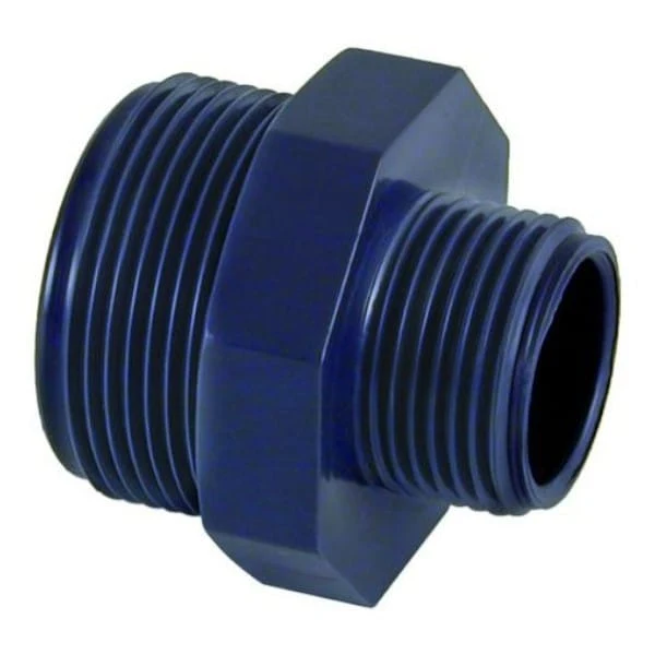 Cepex PVC-U Mamelon Réducteur 2 × Filet Mâle BSP PN10