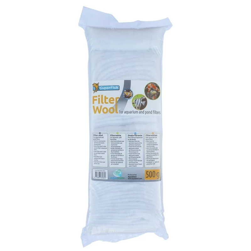 SF Ouate de Filtration Blanche 500 GR - Superfish