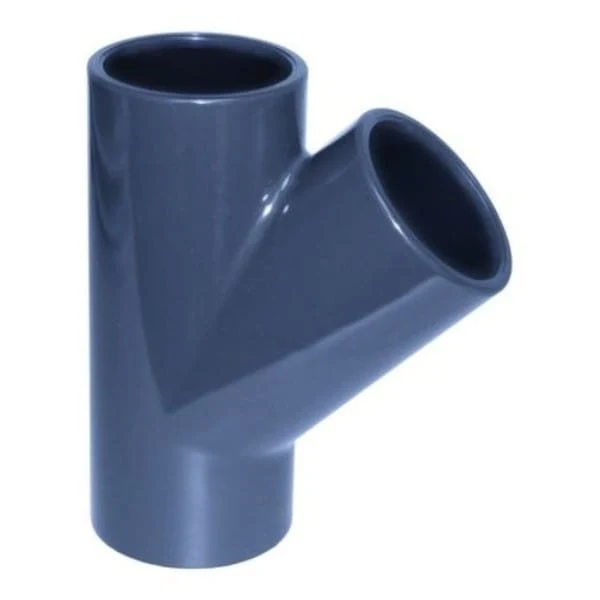 Cepex PVC pièce en T 45° Ø20mm-Ø40mm PN16