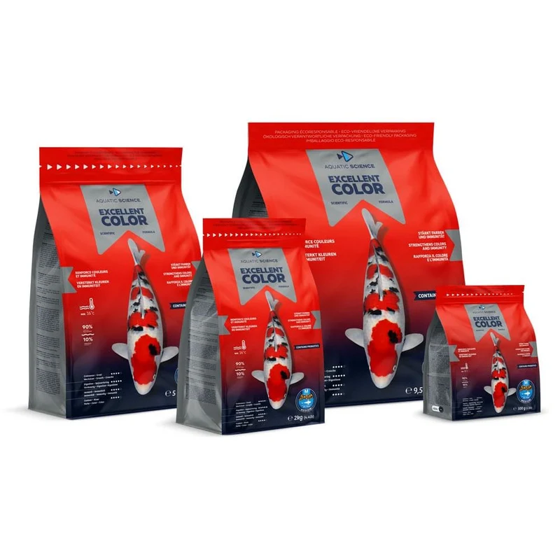 Aquatic Science Excellent Color Large 5kg - Nourriture Premium pour carpes koïs qui renforcent les couleurs